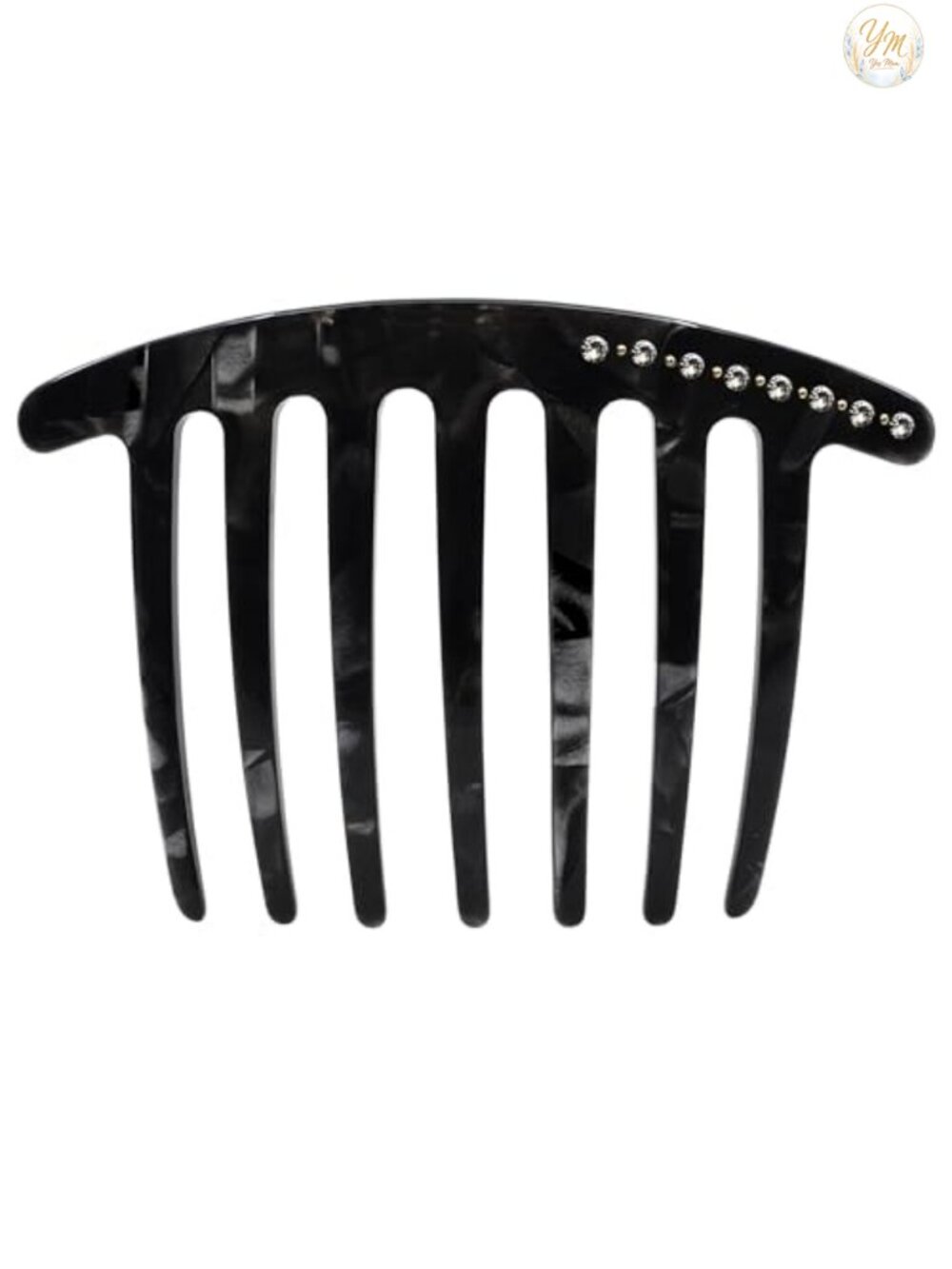 Large French Twist Hair Comb Clips Handmade Cellulose Acetate Strong Hold